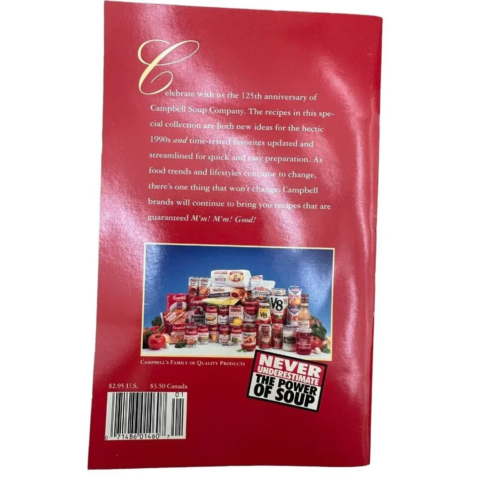 Campbell's Soup 2 Hardcover Cook Book Lot x 3 circa 70s and 80s +125th Edition